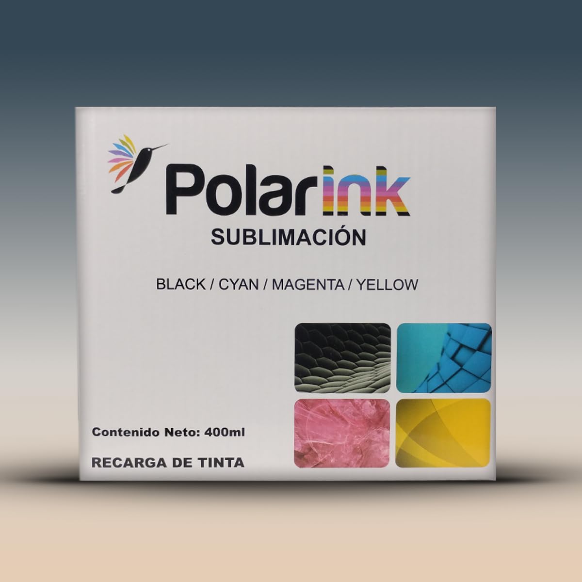 Kit Botellas de Tinta Sublimación POLARINK Negro Universal Compatible para Sublimar