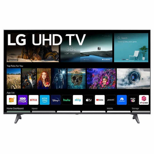 LG Television de 50" Class 4K (2160p) UP7670 Series Smart LED TV Ultra HD Compatible con Netflix, Youtube, Disney+, Apple TV, Spotify y Google Assistant - 50UP7670PUC (Reacondicionado)