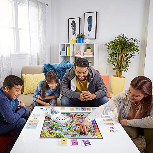 Hasbro Gaming The Game of Life, Juego de Mesa Familiar para 2 a 4 Jugadores, Juego de Interior para niños de 8 años en adelante, Clavijas Vienen en 6 Colores