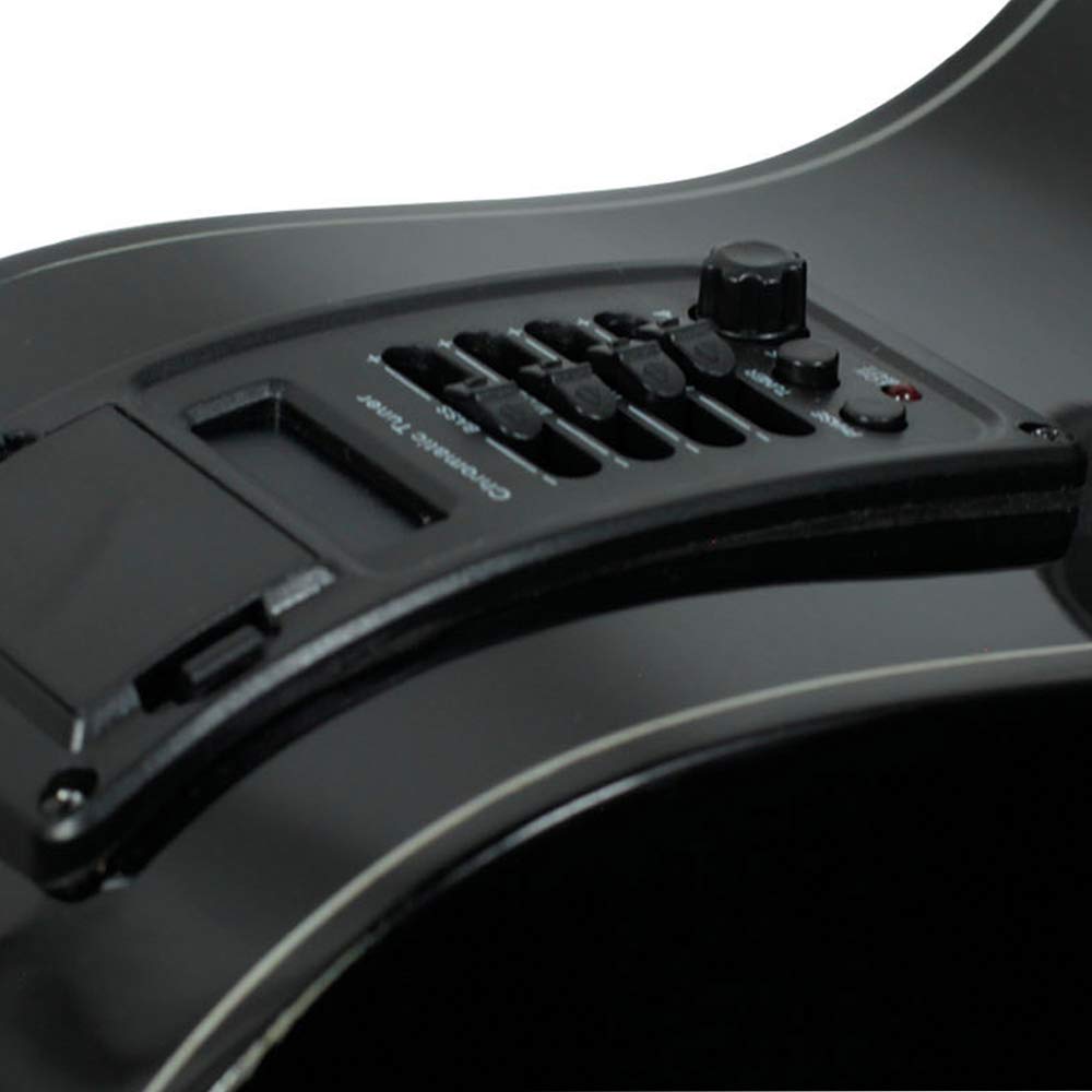 Guitarra Electroacústica Grand Auditorium La Sevillana GA-320CEQ color negro