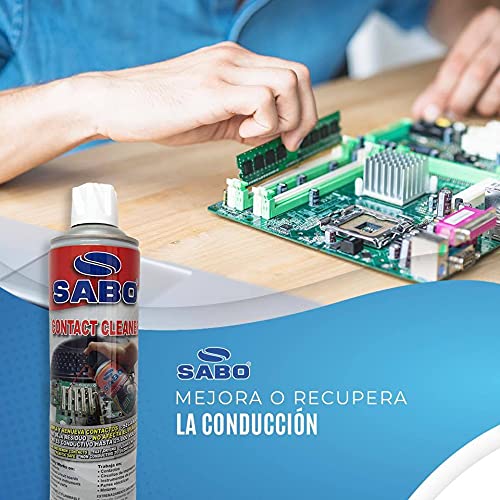 Aire Comprimido SABO Negro con Popotillo 590 Ml para Limpieza Profesional