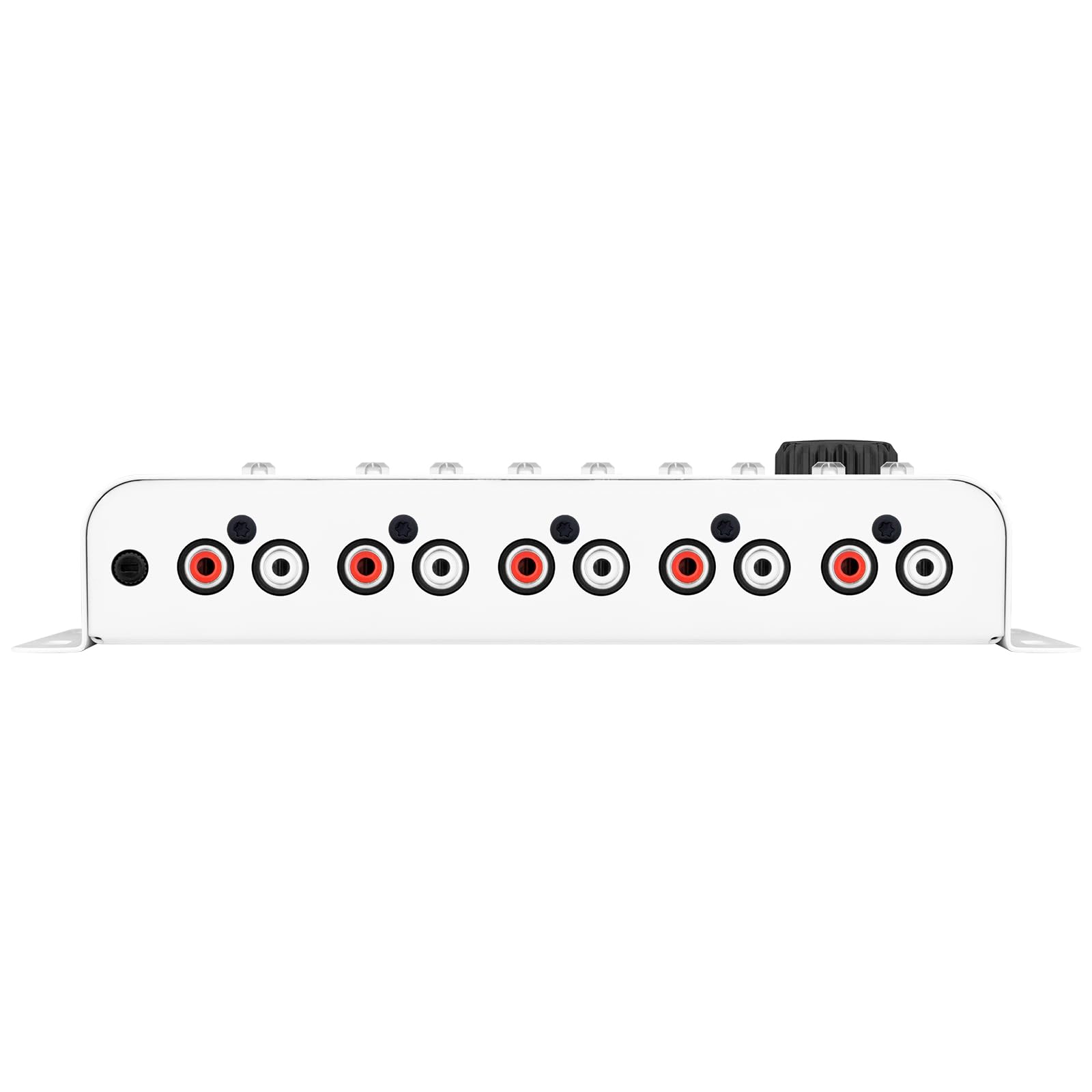 Procesador de Audio de Señal Digital Taramps Pro 2.8S Blanco Crossover con Ecualizador Gráfico de 15 Bandas y Secuenciador