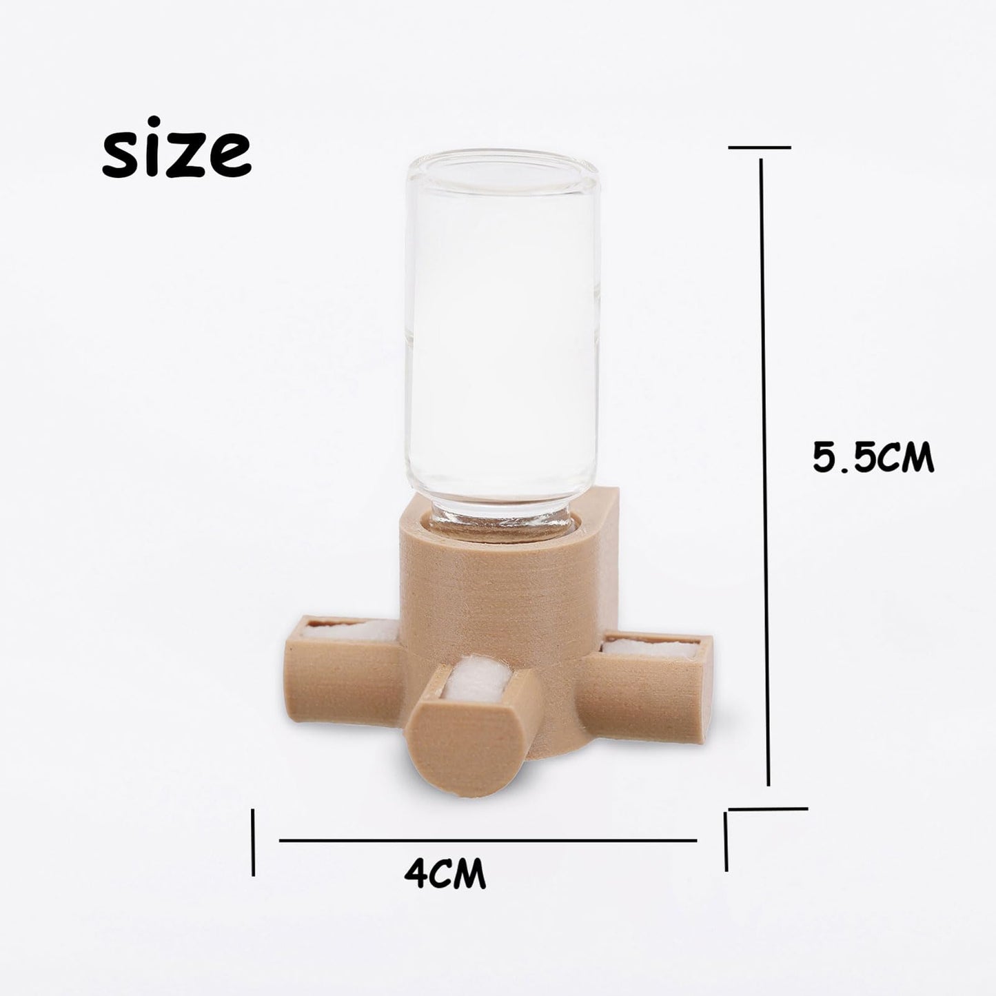 Dispensador de Agua Magnético para Arañas Saltadoras y Animales Arbóreos