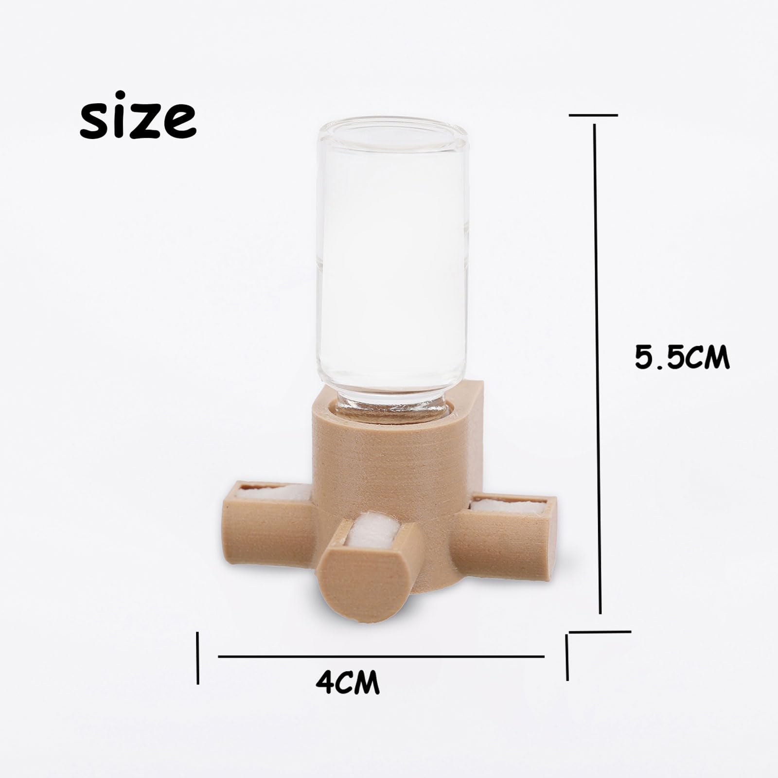 Dispensador de Agua Magnético para Arañas Saltadoras y Animales Arbóreos