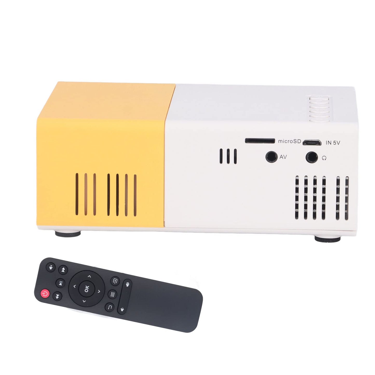 Mini Proyector Portátil, Proyector de Cine Digital, Pantalla Grande de 24 a 60 Pulgadas, Resolución 1920x1080, Proyector de Vídeo Inteligente para el Cine en Casa Película al Aire Libre(#1)