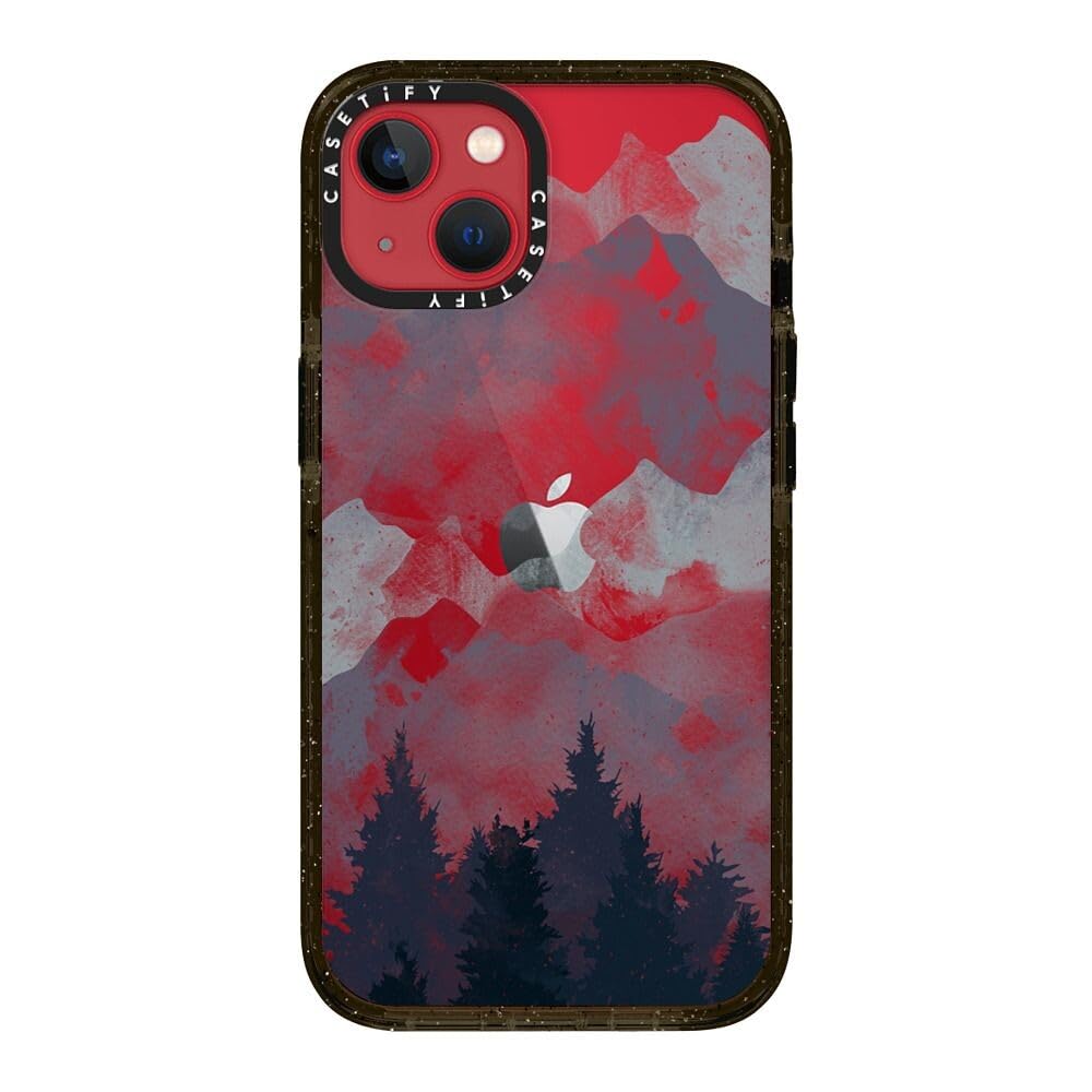 CASETiFY Impact - Funda para iPhone 13 [protección contra caídas de 6.5 pies] - Funda transparente Winter Tale