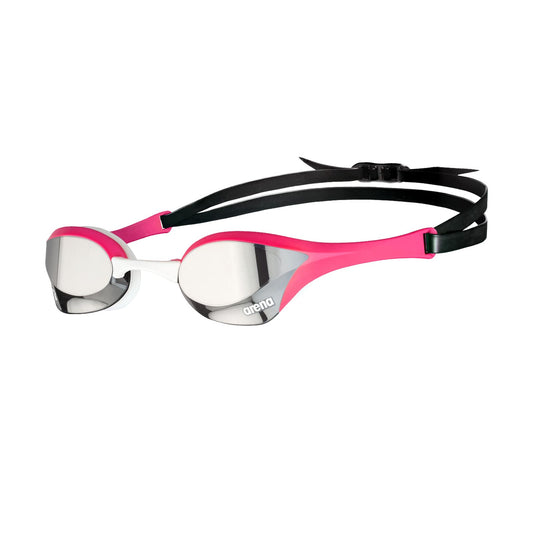 Arena Cobra - anteojos de natación Ultra deslizantes con Espejo, Plateado/Rosa