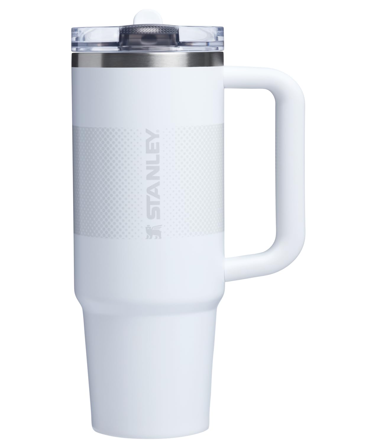 Vaso Stanley Quencher ProTour Negro Abatible con Popote Integrado para Viajes