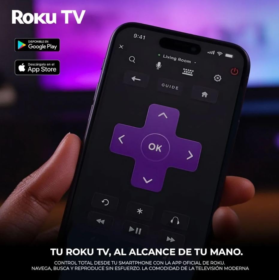 ONN Televisión de 24" Pulgadas Clase HD 720P Inteligente LED Compatible con Netflix, Youtube, Disney+, Apple TV y Funciona con Google Assistant | 100012590