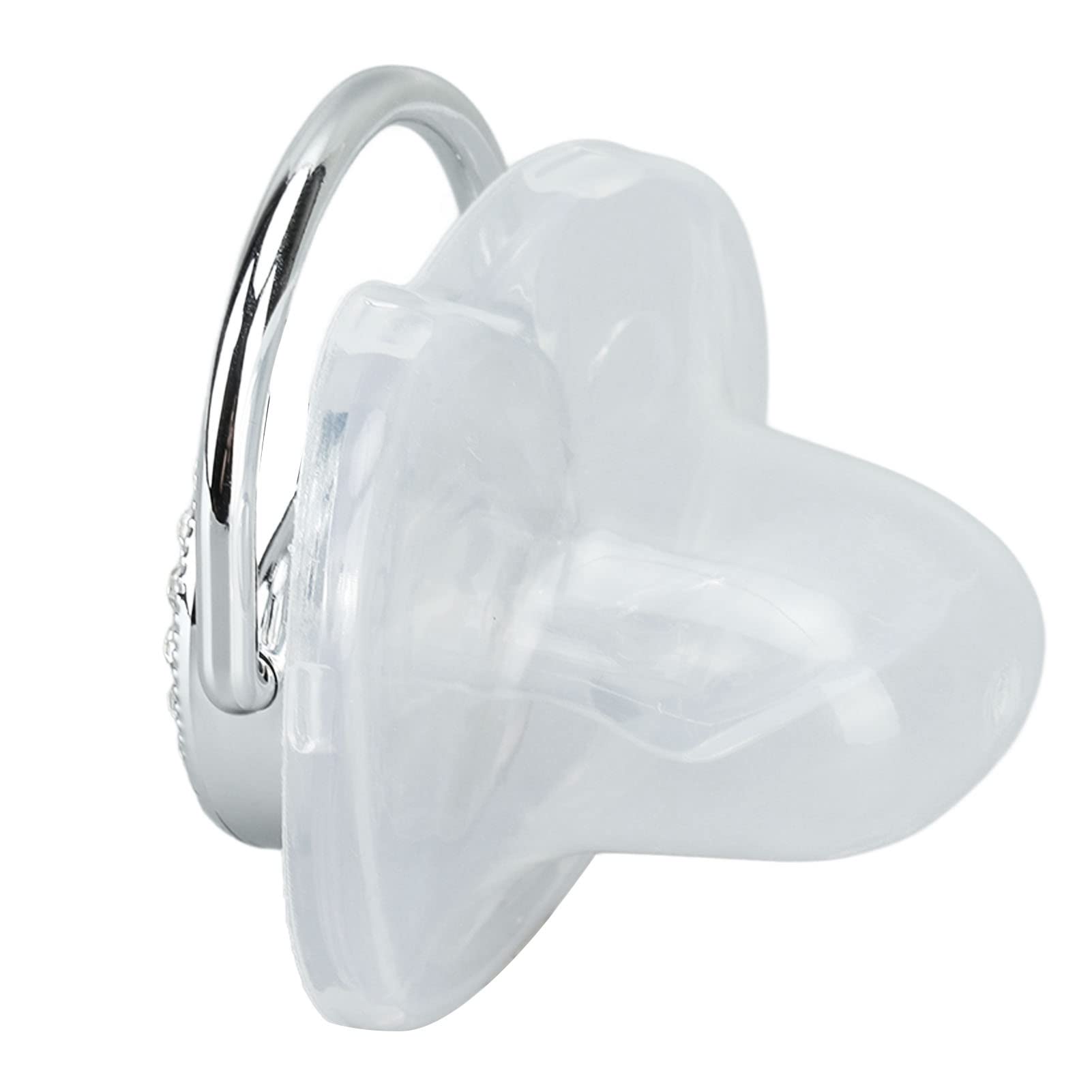 Chupete de bebé de Silicona, Chupete de bebé sin Costuras y Ergonómico Saludable y Seguro para Bebés de 6 a 18 Meses (Letra S)