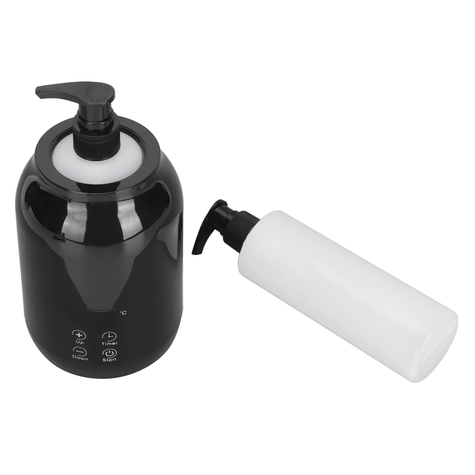Botella de calentador de aceite de masaje, temperatura del calentador de aceite esencial Ajuste de un solo calentador de botellas de aceite para el hogar, spa, salón