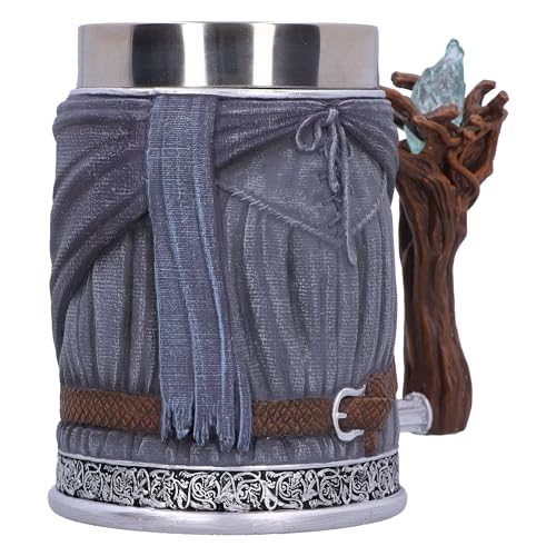 Tankard Nemesis Now Gris de Resina 15,5 cm Gandalf The Grey para Fans de El Señor de los Anillos
