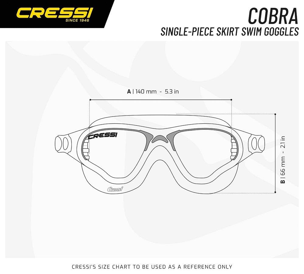 Máscara de Natación Cressi Cobra oscuro