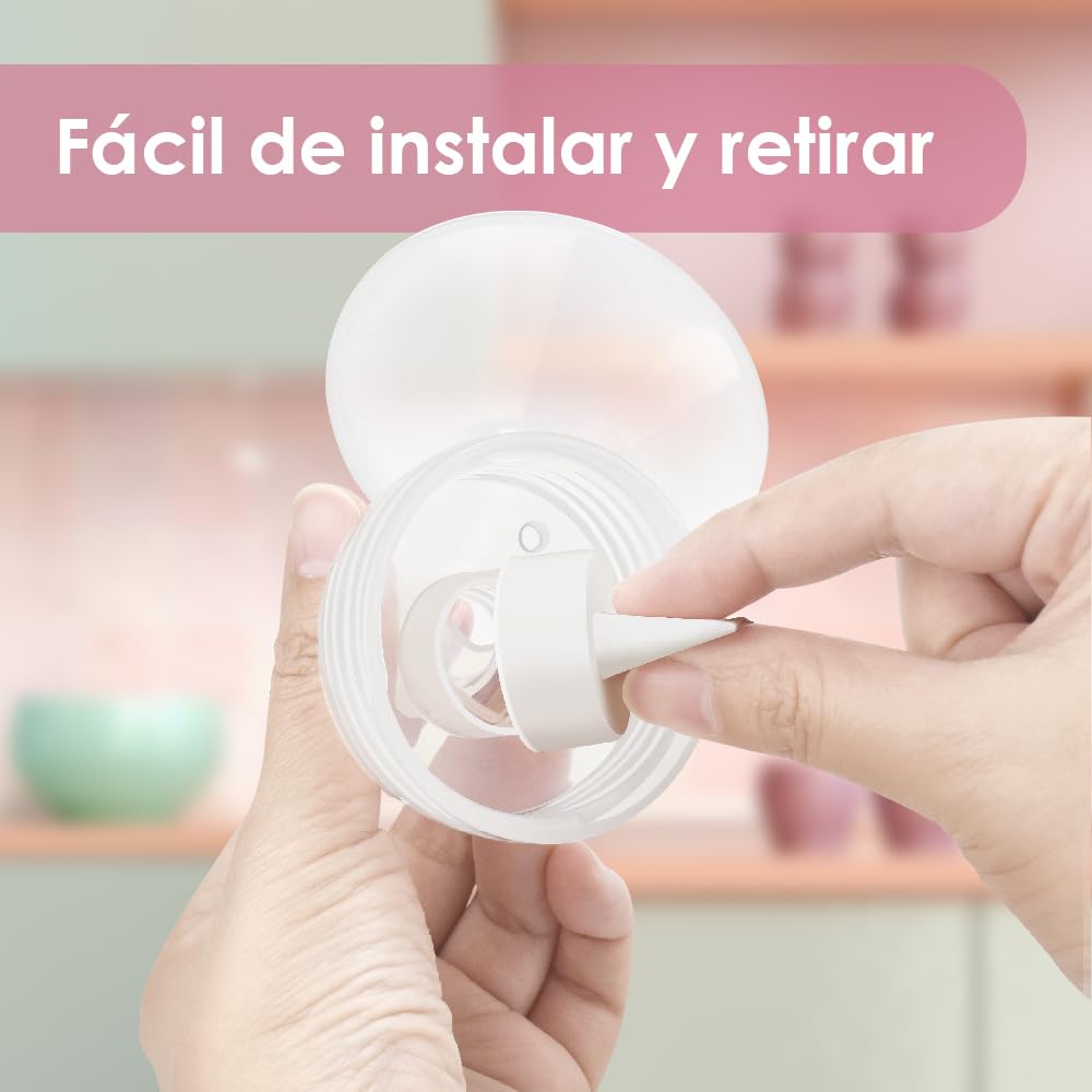 Maymom Piezas para Extractor Compatibles con Spectra S2, S1 y 9 Plus; Embudo de 28 mm con Válvulas, Tubos y Protector Antirretorno; No son piezas originales de Spectra