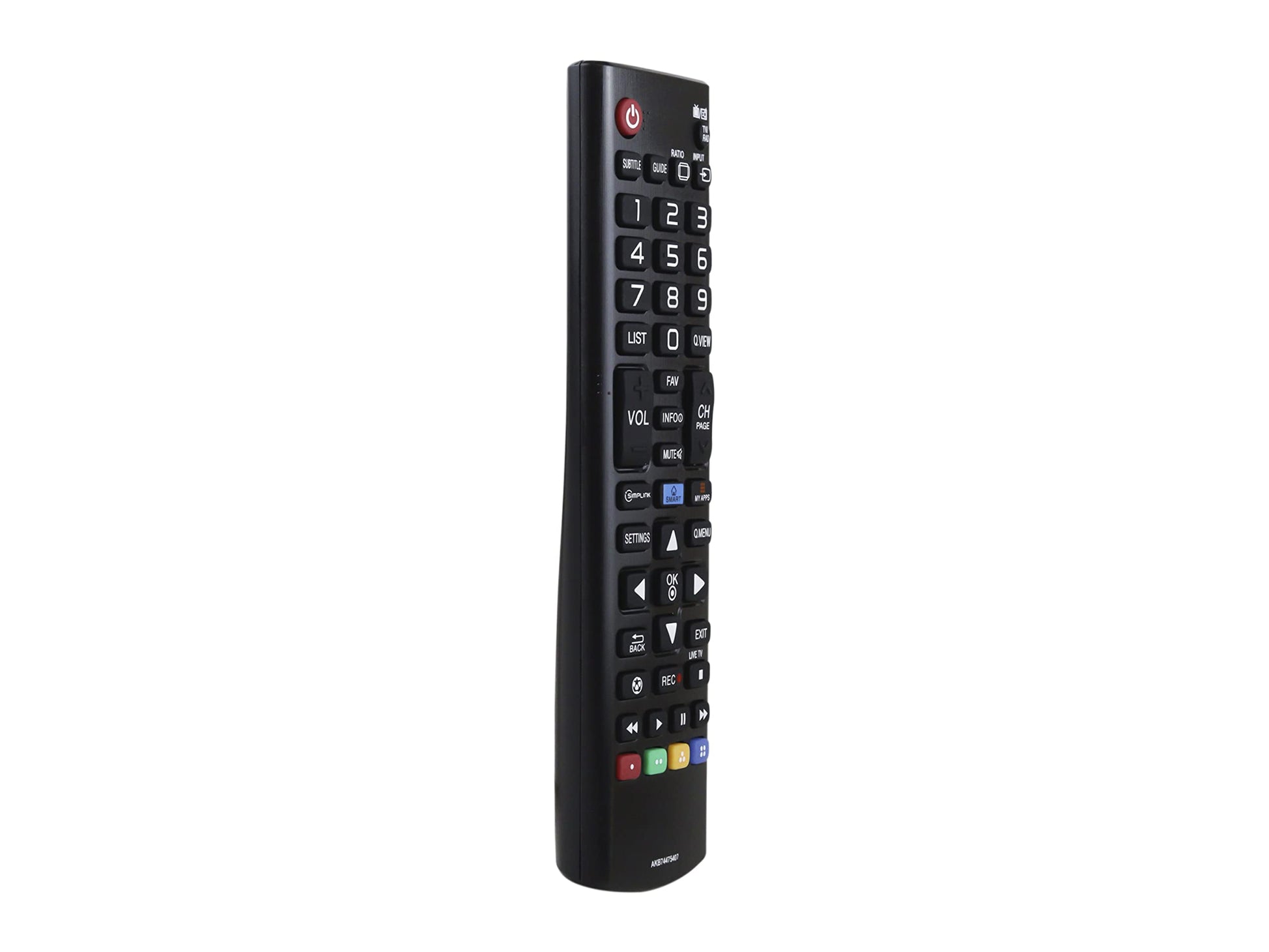 Control Remoto LG AKB74475407 Smart TV Control Directo, 100% Compatible
