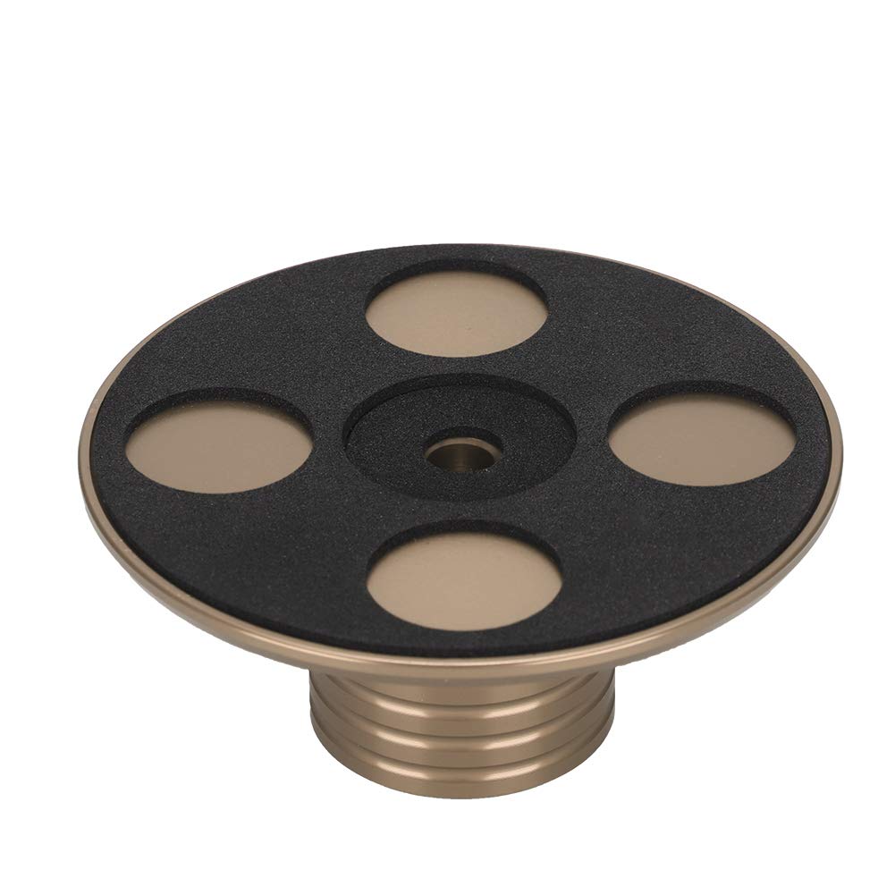 Estabilizador de Discos de Aluminio para LP Vinilo Metálico Rojo Negro Dorado Oro