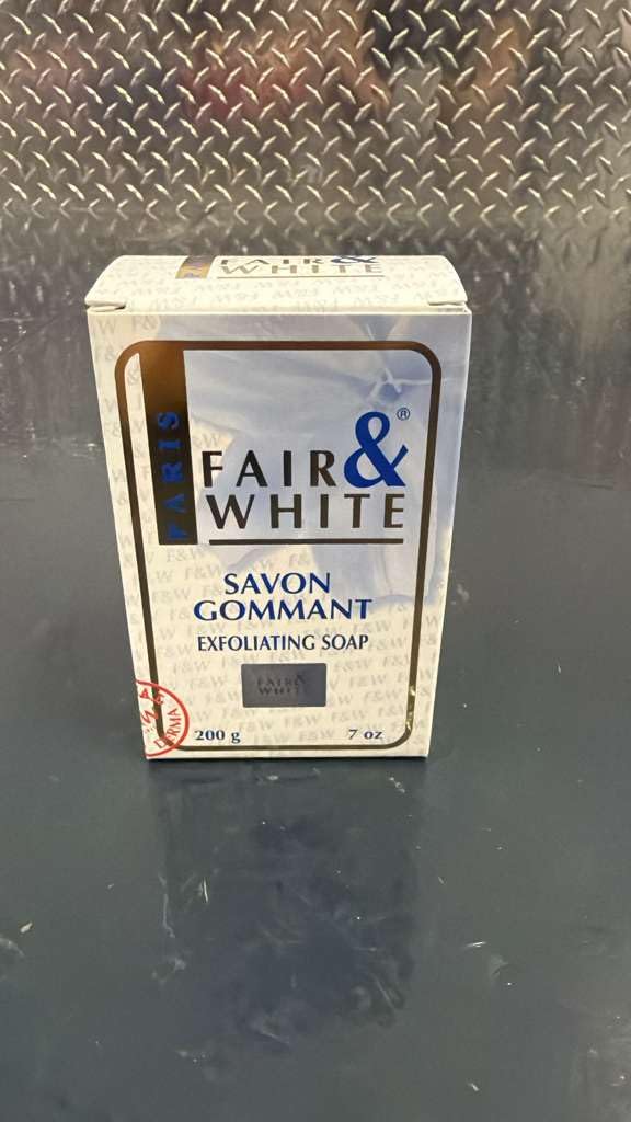 Fair & White Original Exfoliating Soap - 200g / 7oz – Skin Brightening Soap, Cleansing Bar, Formulated to Fade Dark Spots: Face, Knees, Body, Elbows & Armpits