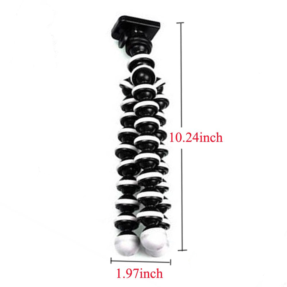 Trípode Pulpo Walway Negro Soporte Flexible con Placa de Liberación Rápida