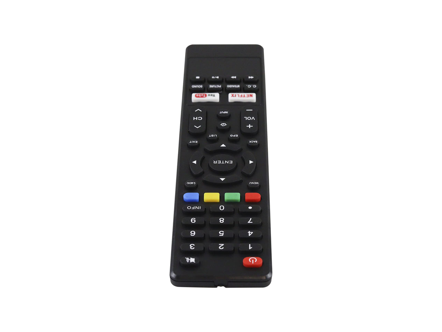 Control Remoto Compatible con Element E4sft551rem E4sft551 ALUX Al50sbuhd Rc-741pc Atvio At-u58s840 Infocus Im32es840 HKPRO Hkp40sm10 Netflix Youtube Pantalla Smart TV