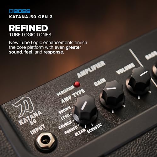 BOSS Katana-50 Gen 3 Combo Amplificador - 50 vatios, 1 x 12 Pulgadas