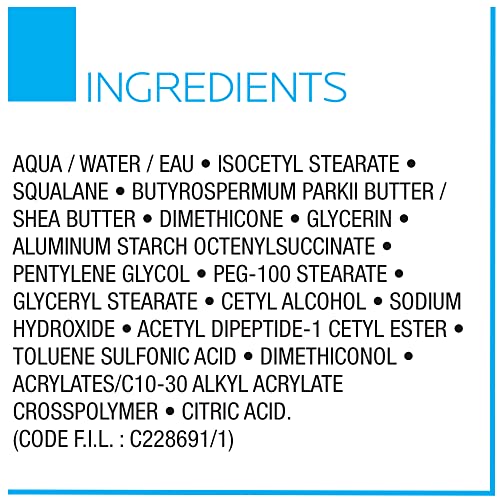 La Roche Posay Toleriane Ultra Crema, Crema Hidratante Facial para Piel Sensible y Alergica, 40 ml, 1 count, Multicolor