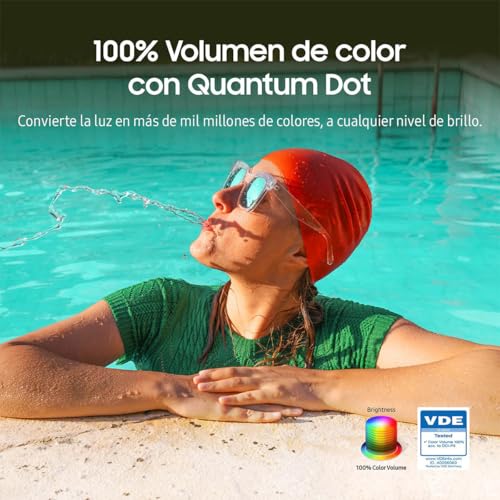 SAMSUNG 50" QLED QEF1 4K, Procesador Q4 AI, 100% Volumen de Color con Quantum Dot, One UI Tizen, Slim Desing, Samsung Vision AI Smart TV (2025)