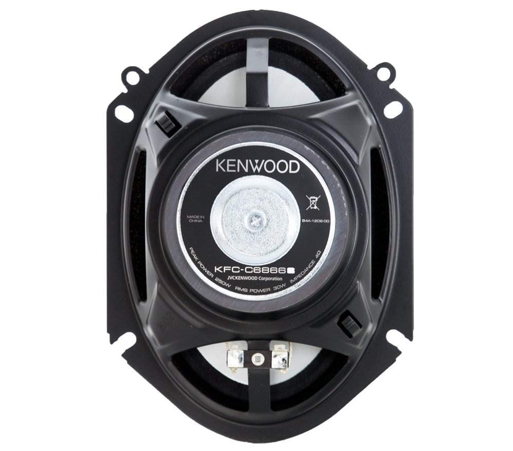 Altavoces Estéreo Kenwood Negro 6X8 250 W 2 Vías para Coche
