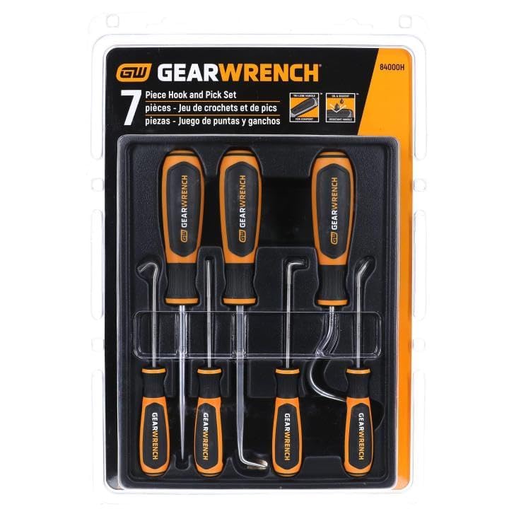 GEARWRENCH - Juego de 7 ganchos y púas | 84000H