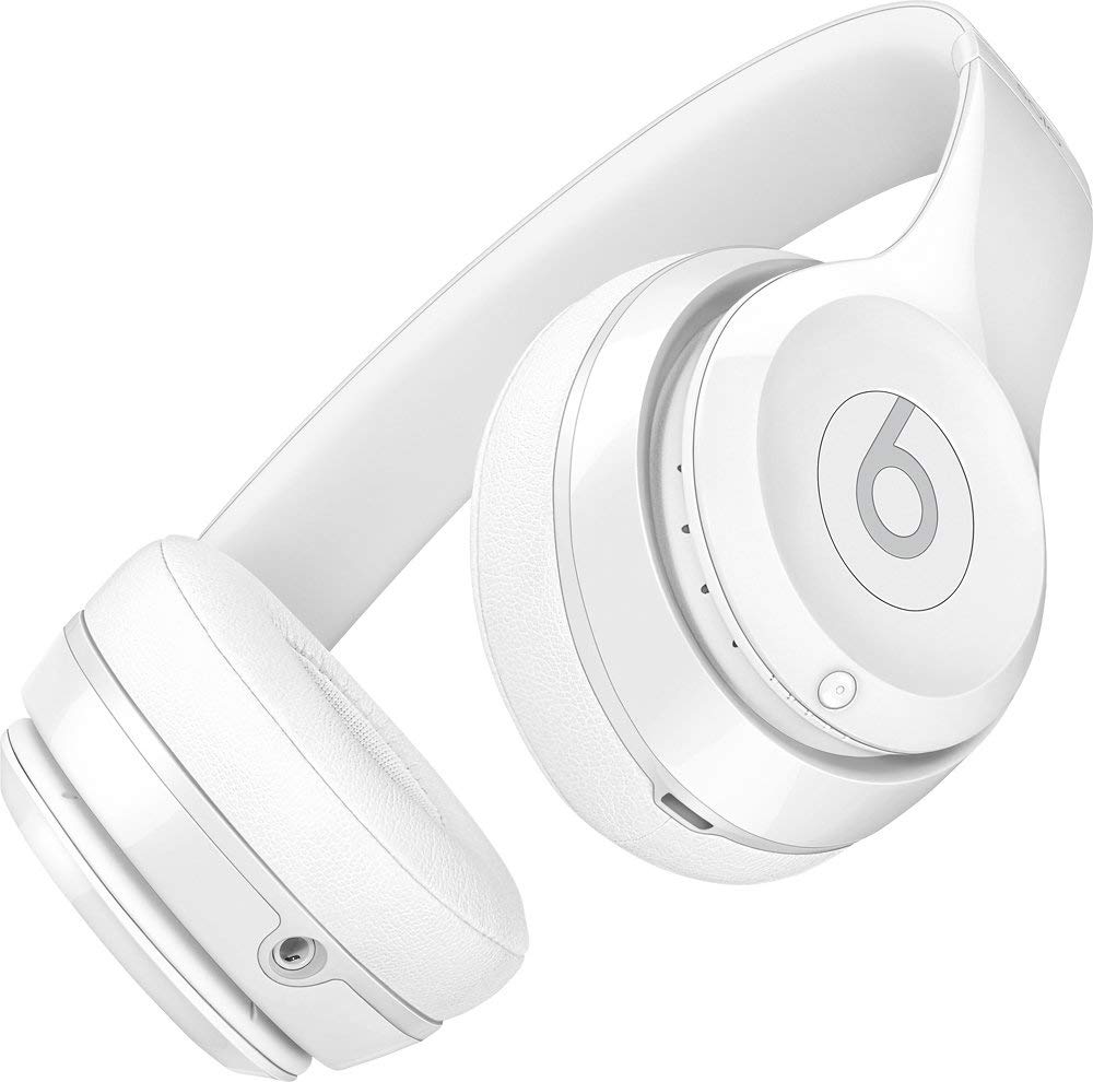 Beats Solo3 Auriculares inalámbricos en la Oreja Color Blanco Brillante, by Dr Dre (reacondicionado)