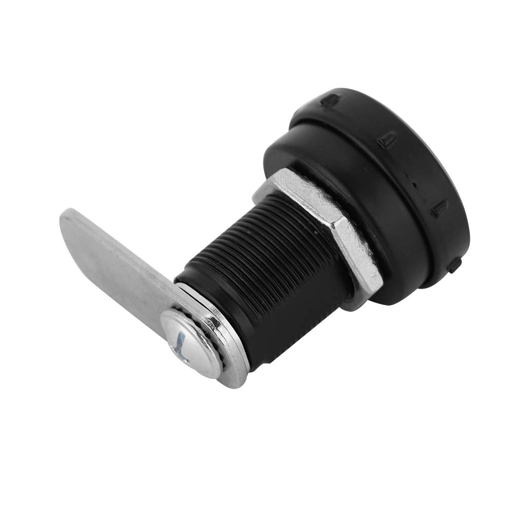 Garosa Cerradura codificada Combinación de código de 3 dígitos Plata Aleación de Zinc Conveniente CAM Contraseña Cerradura Gabinete Cajón Armario Seguridad Codificación Cerradura(L=24 13~18mm espesor)