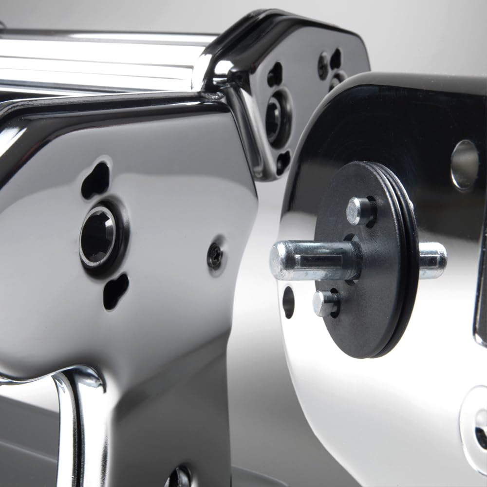 MARCATO Made in Italy Pastadrive 110V Máquina eléctrica de pasta, acero chapado en cromo. Compatible con máquinas Atlas & Ampia y Marga Mulino