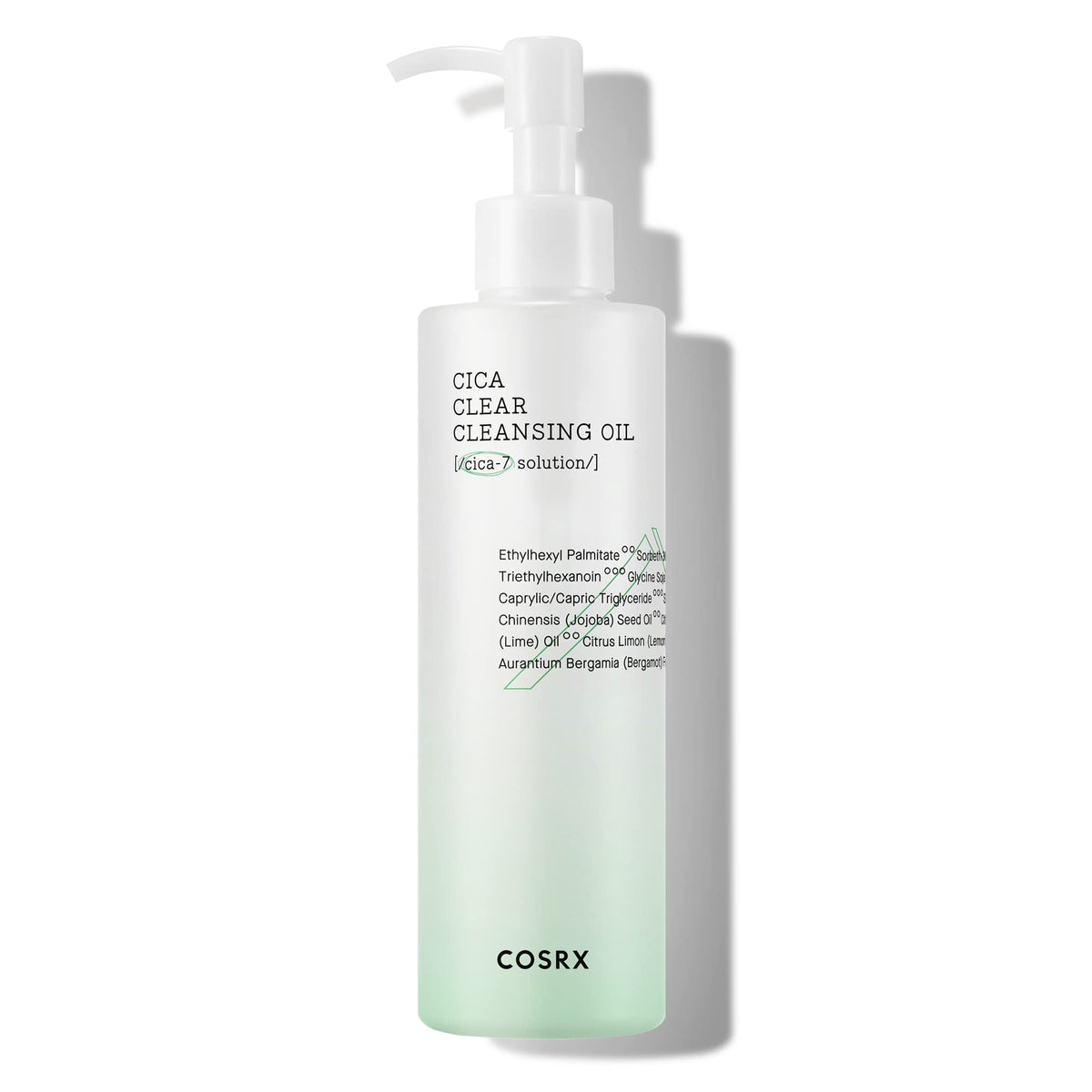 COSRX Óleo de limpeza Pure Fit Cica, 6,76 fl. oz/200 ml | Centela purificadora de óleo leve para pele sensível | Complexo CICA-7, óleo de semente de jojoba