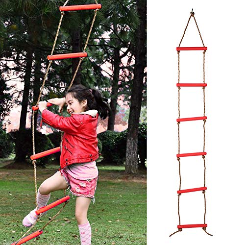Escalera de Escalada RiToEasysports Verde 6 Secciones para Niños