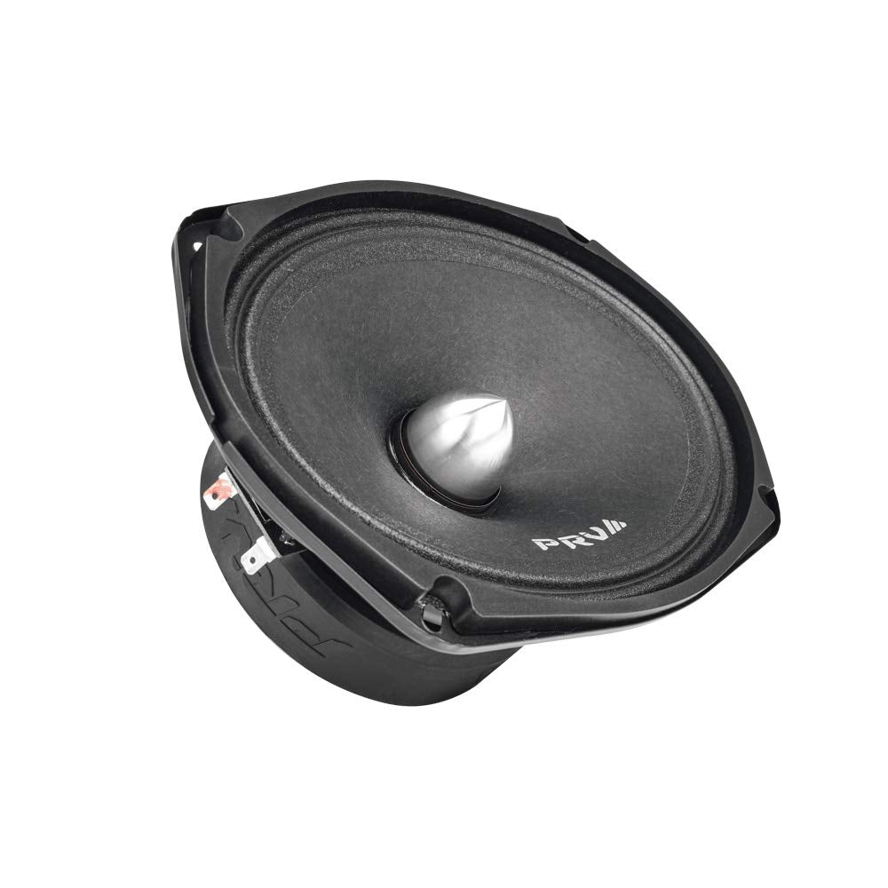 PRV AUDIO 2 altavoces 69MR500-4 Bullet de rango medio de 15.24 x 22.86 cm, 500 vatios, potencia máxima de 4 ohmios, alto rendimiento, con 1 cordón exclusivo (2 altavoces)
