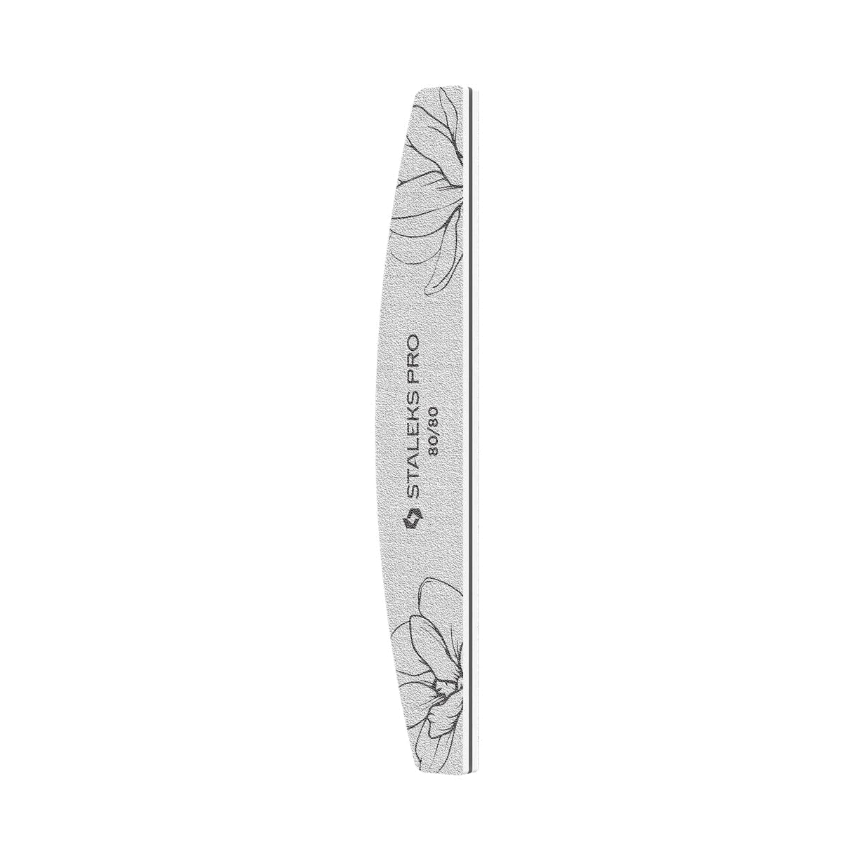 STALEKS EXPERT ST-NFE-40-80/80-25 - Lima de uñas (doble cara, grano 80/80 g, capa fina de espuma, 25 unidades)
