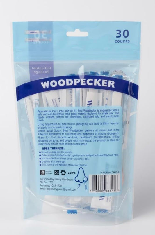Herramienta de Higiene Nasal Woodpecker 30 Unidades