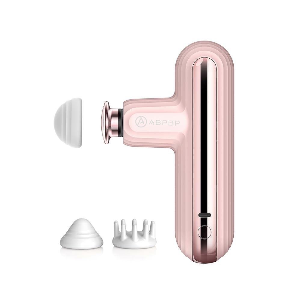 ABPBP - Mini pistola de masaje de tejido profundo, pequeña pistola de masaje, masajeador de viaje de mano, masajeador de percusión silencioso, masaje muscular de espalda, apto para FSA y HSA