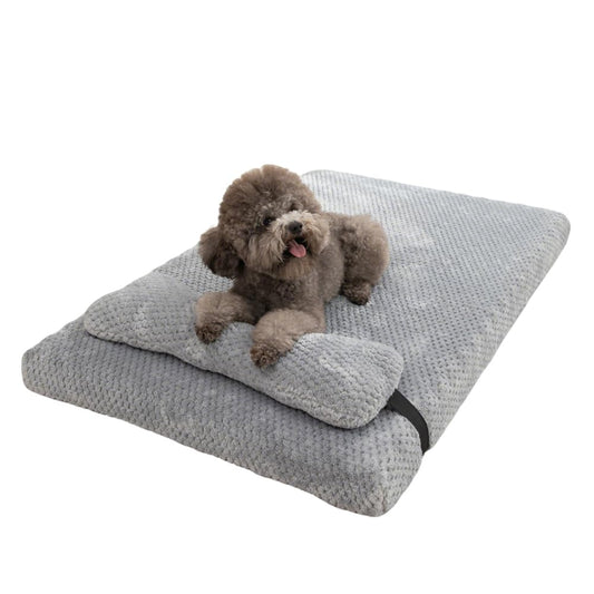 MAKAMBAKO Cama para Perros Grande Sofá Lavable con Funda Extraíble,Cama para Mascotas Transpirable-75 * 50 * 6cm