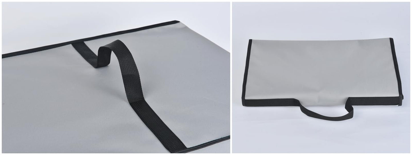 Carcasa de tela resistente de alta calidad, compatible con impresora de inyección de tinta inalámbrica Canon MegaTank G3270/G3260/PIXMA G6020 (gris plateado)
