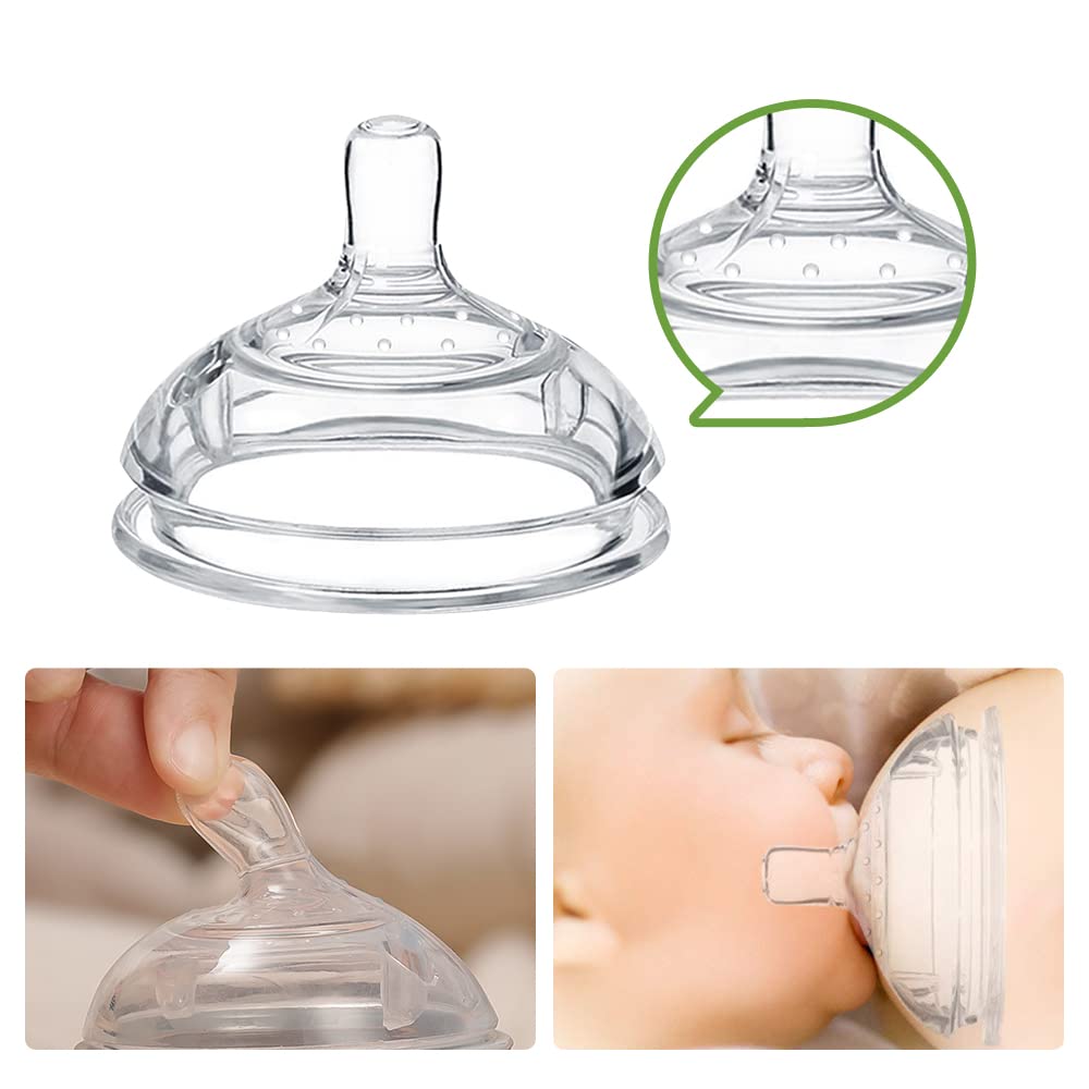 haakaa Gen.3 - Extractor de leche de silicona, 160 ml y juego de botellas, color melocotón
