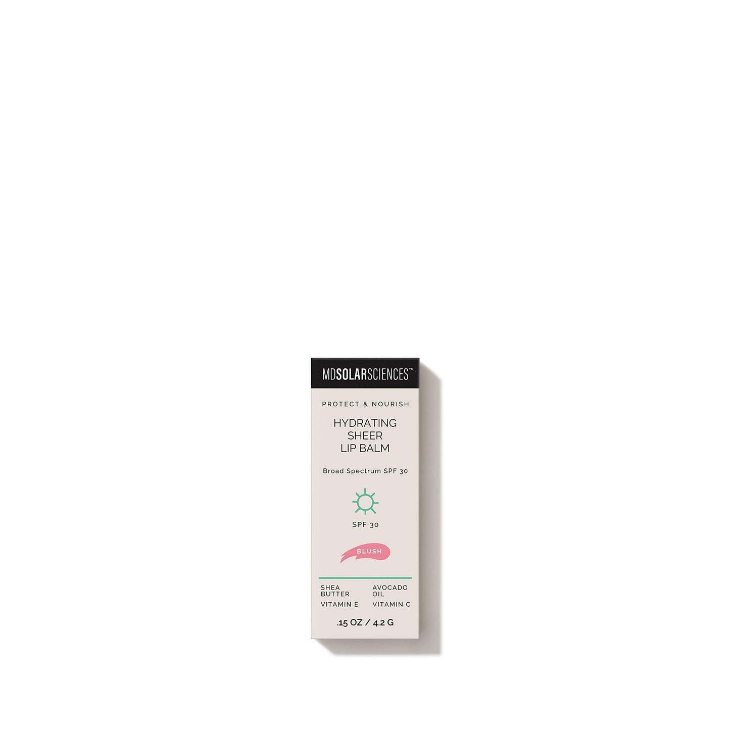 Protector Labial MDSolarSciences Rosado Hidratante FPS 30 Natural Vegano Sin Químicos