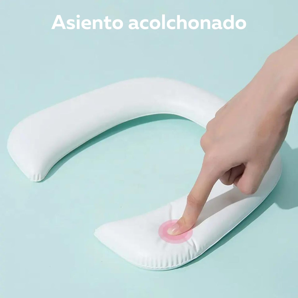 PAPU BABY Asiento Entrenador para Inodoro Acolchonado con Escalera (Gris)