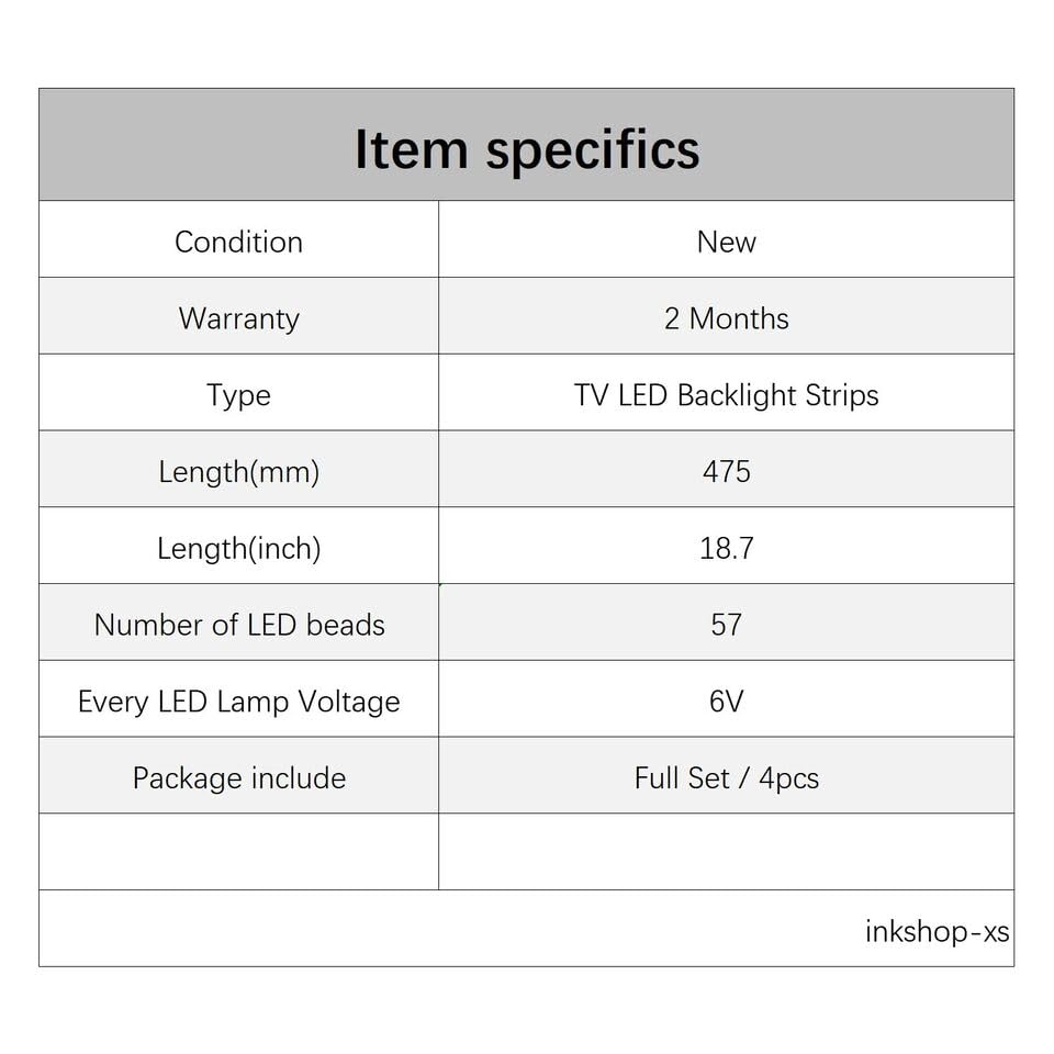 Tiras de Retroiluminación LED LG para Televisor 42" 42LX6500-ZD 42LE5400 42LE5350 42LE7500
