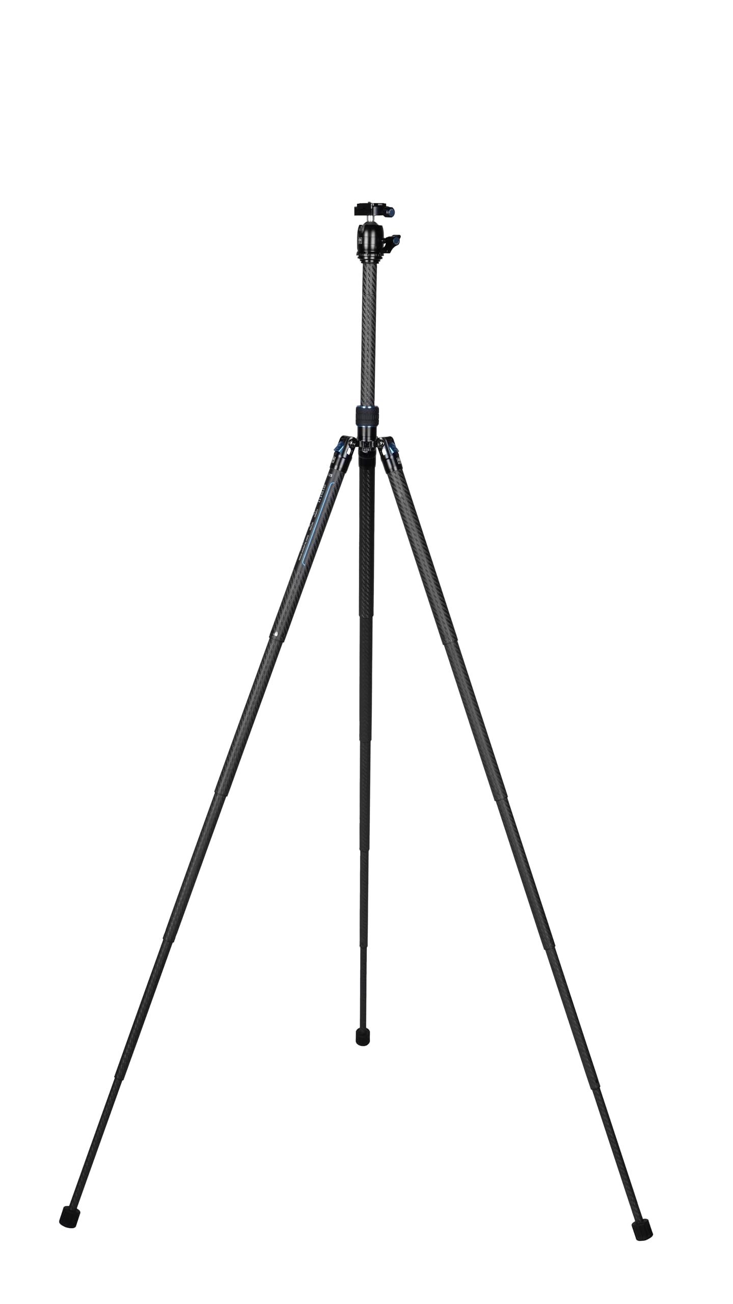 Trípode de Fibra de Carbono SIRUI Negro con Cabeza de Bola B-00K y Patas Plegables Inversas para Viaje