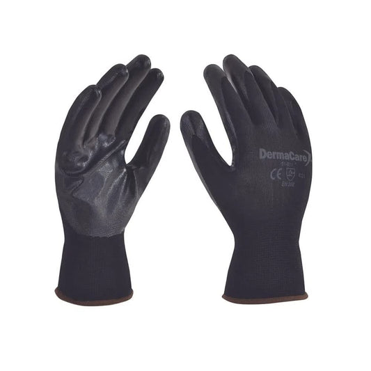 Guantes para cavitacion y radiofrecuencia aparatologia spa negros (Extra chico)