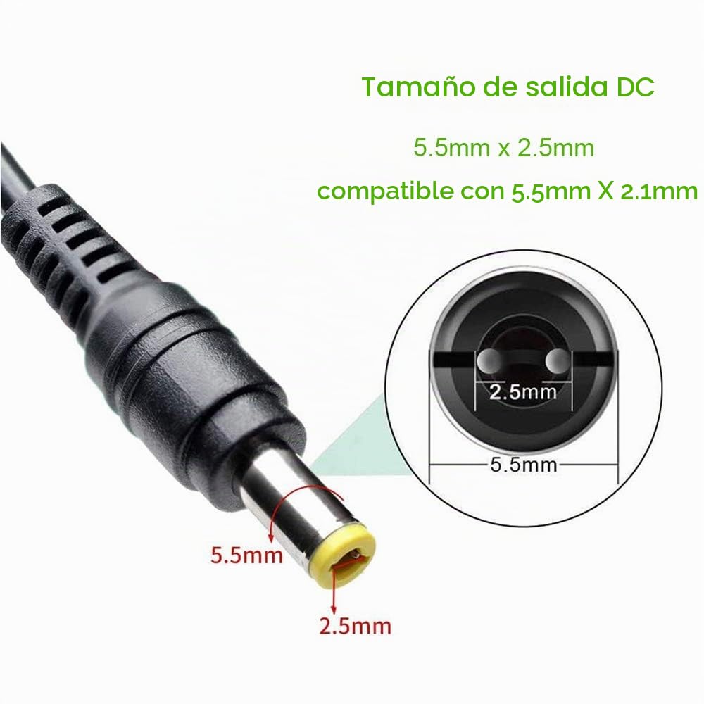 Fuente de Alimentación YUNBO 12V 3A con Certificación UL