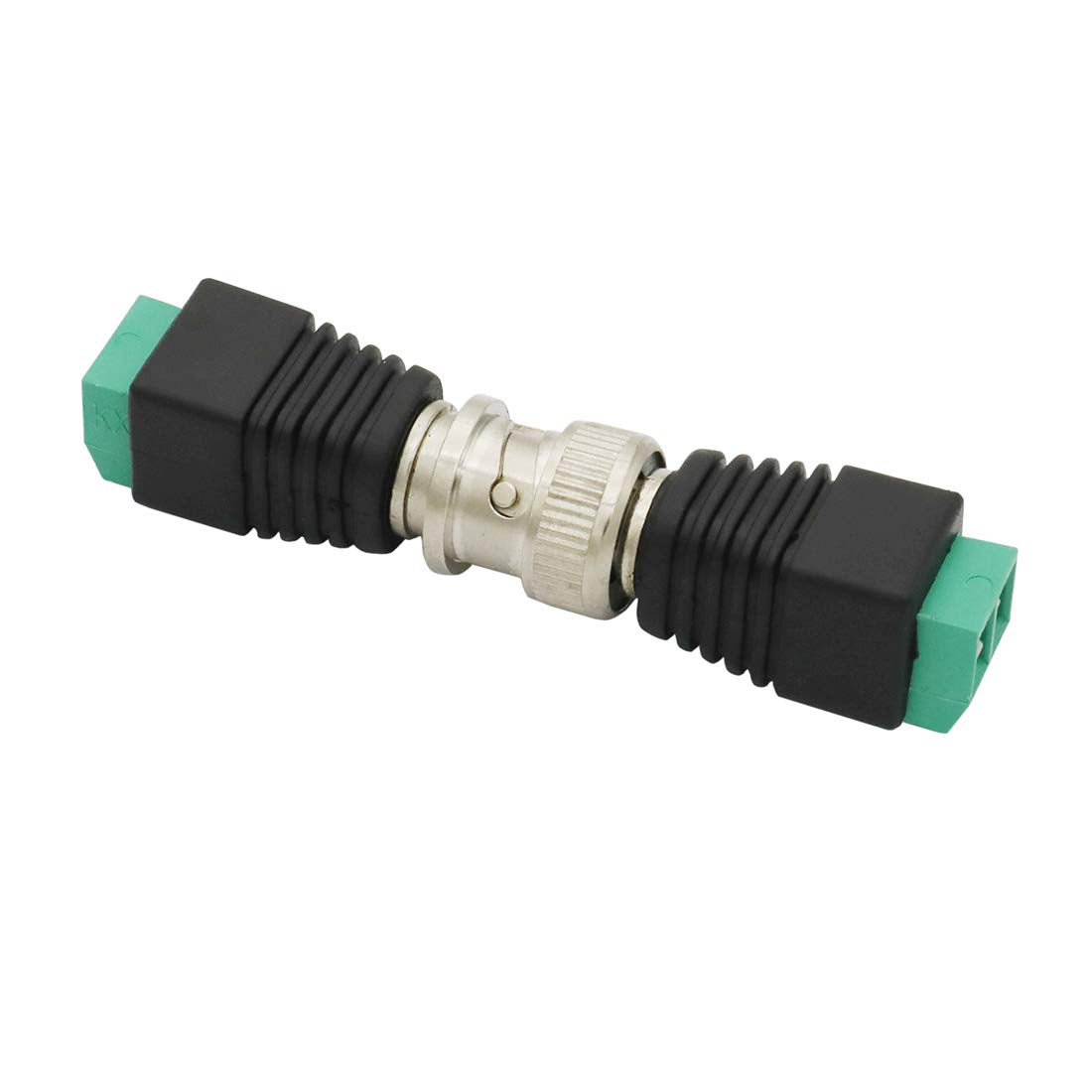 Didamx 40 unidades macho hembra DC Power Jack adaptador y BNC macho hembra Balun conector para cámara de seguridad CCTV