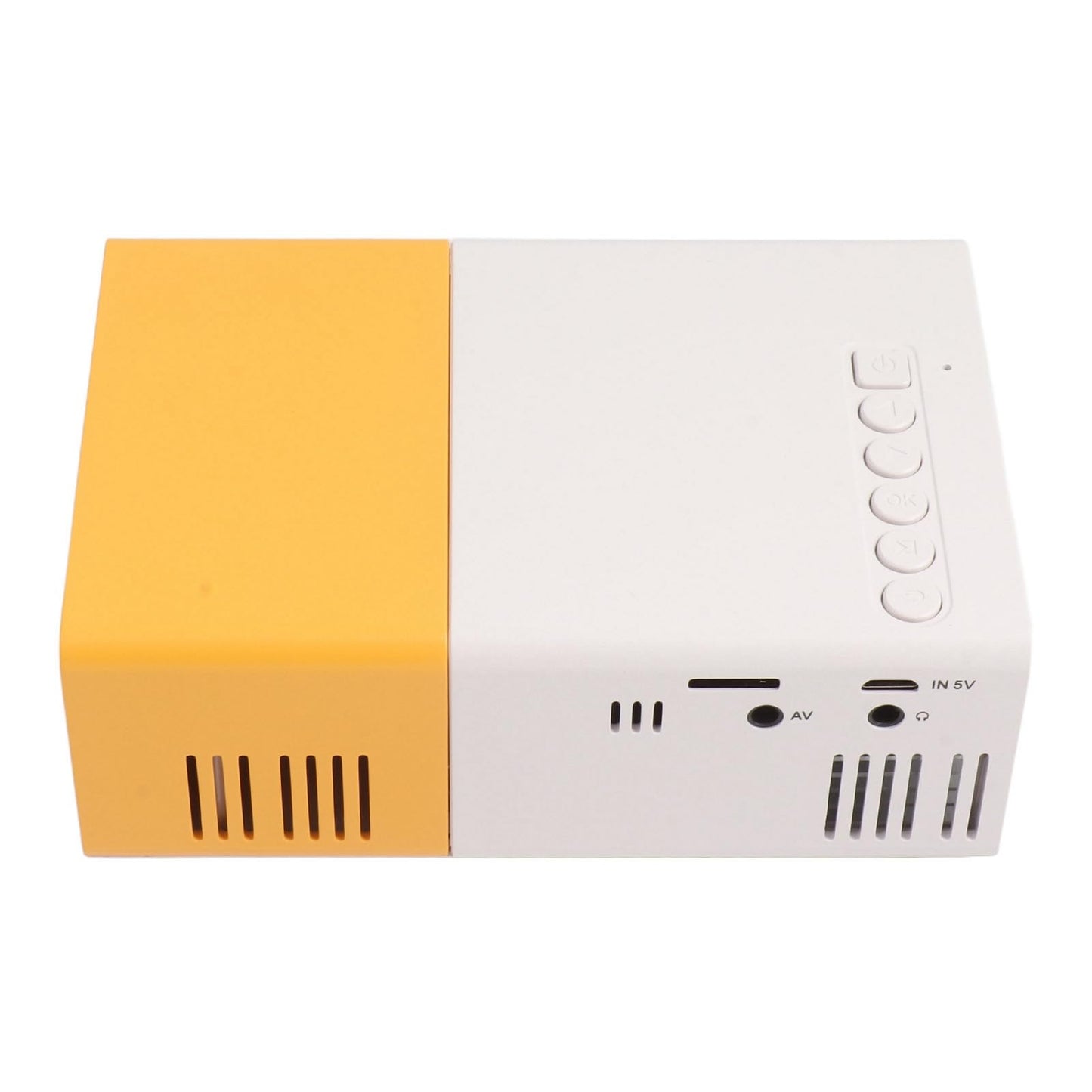 Mini de Video ciciglow Portátil con Altavoces Incorporados y Control Remoto para Exteriores y Hogar Inteligente Pantalla Grande 1920x1080