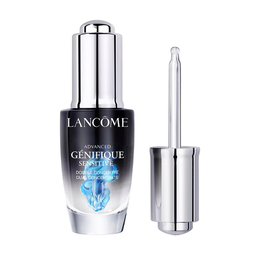 Lancôme Advanced Génifique Sensitive, Serum Reparador para Rostro y Piel Sensible, De Uso Nocturno Para Fortalecer la Barrera de la Piel, Con Ácido Hialurónico, Ferúlico y Vitamina E, 20 ml