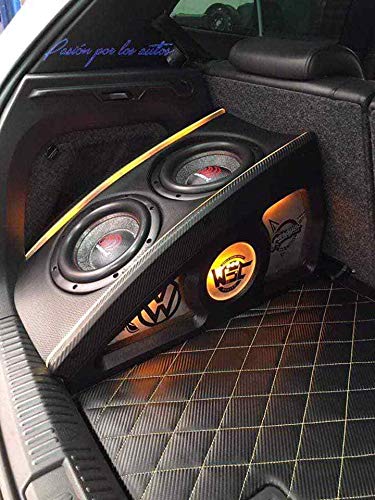 Massive Audio SUMMO64XL - Subwoofer de audio para coche de 6.5 pulgadas, alto rendimiento para coches, camiones, jeeps, 6.5 pulgadas, 150 W RMS, 300 W MAX Dual 4 Ohm, bobina de voz de 1.5 pulgadas. Se